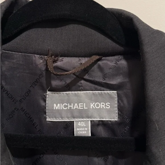 Michael Kors Charcoal Trench Coat - Picture 2 of 5
